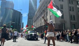 蒙特利尔同志游行被亲巴勒斯坦抗议者打断