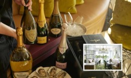 10月，珀斯皇冠酒店(Crown Perth)的纪尧姆酒馆(Bistro Guillaume)提供490美元的香槟体验和五道菜的法式菜单