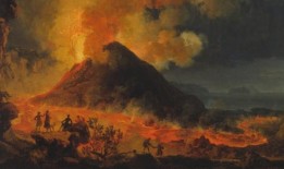 研究显示，庞贝古城在维苏威火山爆发的同时被地震摧毁