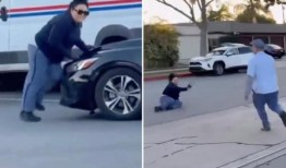 美国邮政工作人员几乎被割下来在厚颜无耻的邮件抢劫