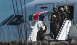 经过漫长的等待，肯尼亚警方开始在海地执行安全任务