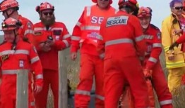 一名徒步旅行者从危险的悬崖边缘跌落后获救