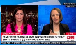 缅因州选举官员申纳·贝洛在特朗普的裁决后报告了“真正不可接受的”威胁