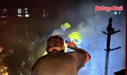 老师忘记熄灭蜡烛，芭堤雅家中发生火灾