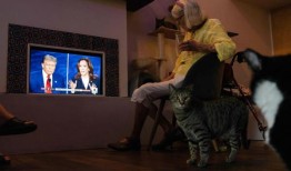 哈里斯在激烈的美国总统辩论中与特朗普正面交锋