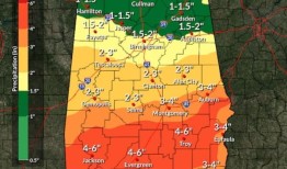 本周阿拉巴马州可能会有一些风暴和大量降雨