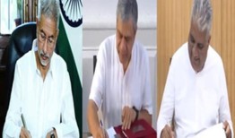 S Jaishankar, Ashwini Vaishnaw, Bhupender Yadav负责各自的部委