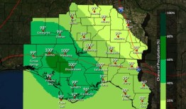 星期六最可能出现恶劣天气的地方是哪里？