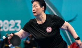 在智利举行的泛美运动会上，加拿大选手陈伟强进入了乒乓球半决赛