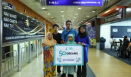 马来西亚国家石油公司授予骨癌青少年参观KLCC的愿望