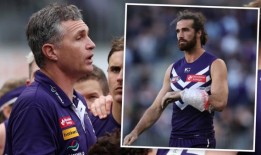 弗里曼特尔码头队主教练贾斯汀·朗缪尔对亚历克斯·皮尔斯的伤病表示担忧，很可能替换他和悉尼天鹅队的比赛