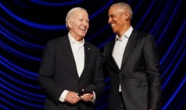 奥巴马在退出2024年总统大选后赞扬了拜登的承诺