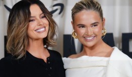 莫拉·希金斯和莫莉·梅·黑格一起参加她的新纪录片的放映