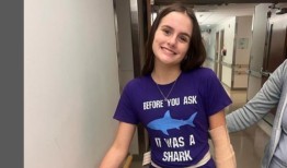 看看阿拉巴马州鲨鱼袭击受害者露露·格里宾的击球，这让职业高尔夫球手们敬畏不已